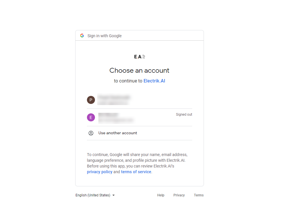 Step 6a Provide your Google Analytics account User Id and Password.