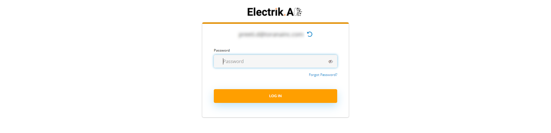 Step 2b Enter your registered email id and password.