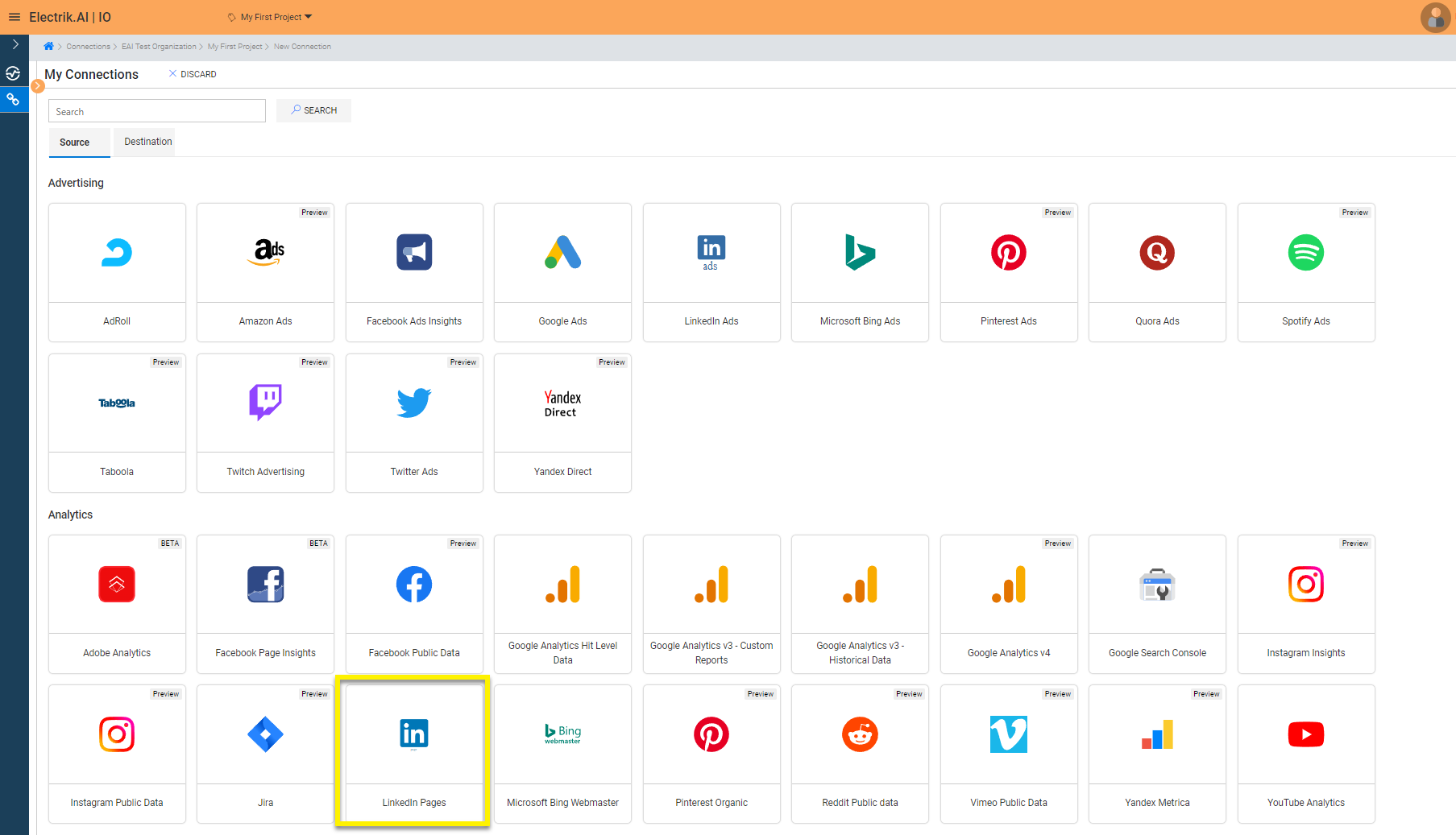 LinkedIn Page Analytics Data Export – Electrik.AI