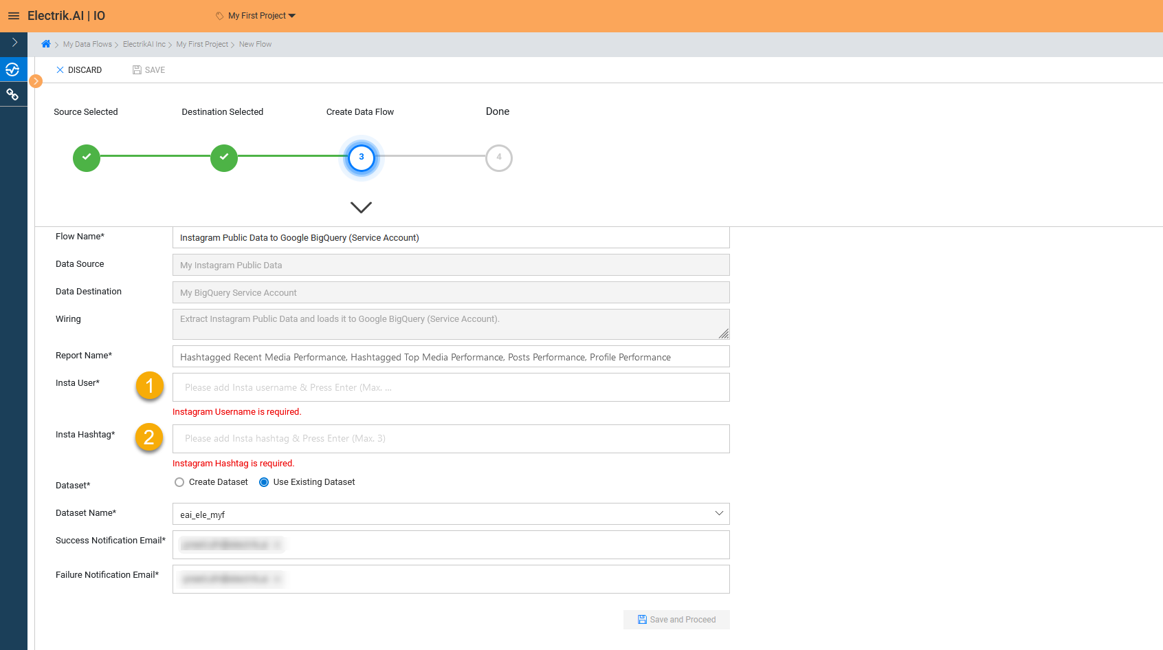 Instagram Public Data Flow-Step9b ElectrikAI