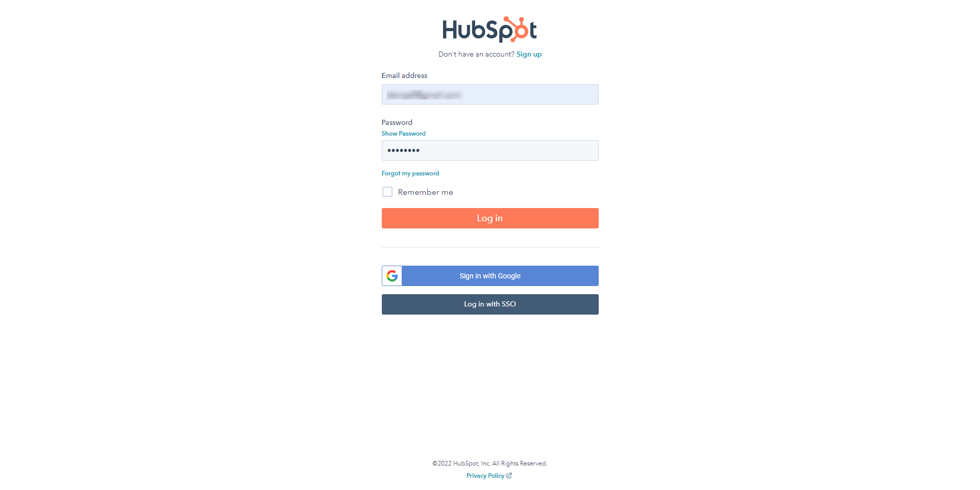 Step 6 Enter your Hubspot account User Id and Password ElectrikAI